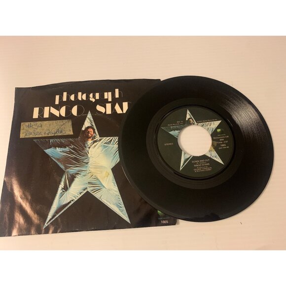 Vintage 1973 Ringo Starr "Photograph" 7" Vinyl Single With Sleeve - Picture 3 of 6